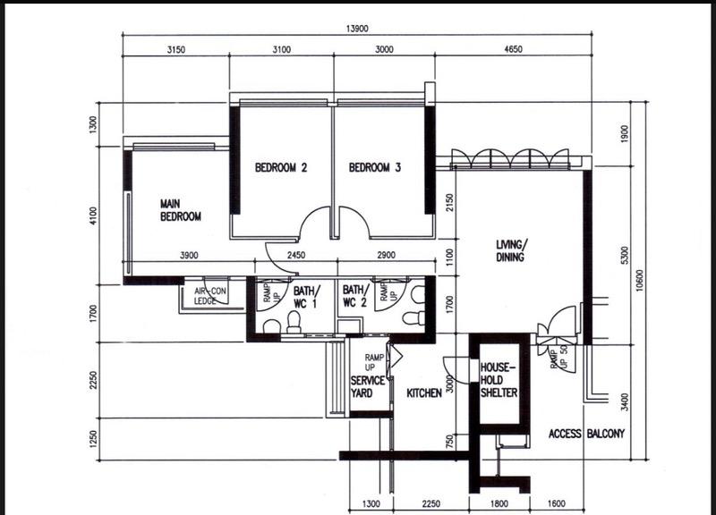 127D Kim Tian Road HDB Apartment For Sale, $1,199,999, 3 Bed 2 Bath 1,001 sqft $1,199.00 psf