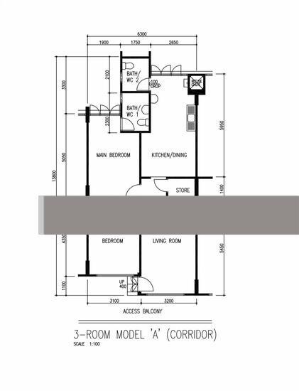 HDB Apartment for Sale, 226 Tampines Street 23 HDB Apartment For Sale, $510,000, 2 Bed 2 Bath 785 sqft $650.00 psf, SGD 510,000 | 99-year Leasehold
