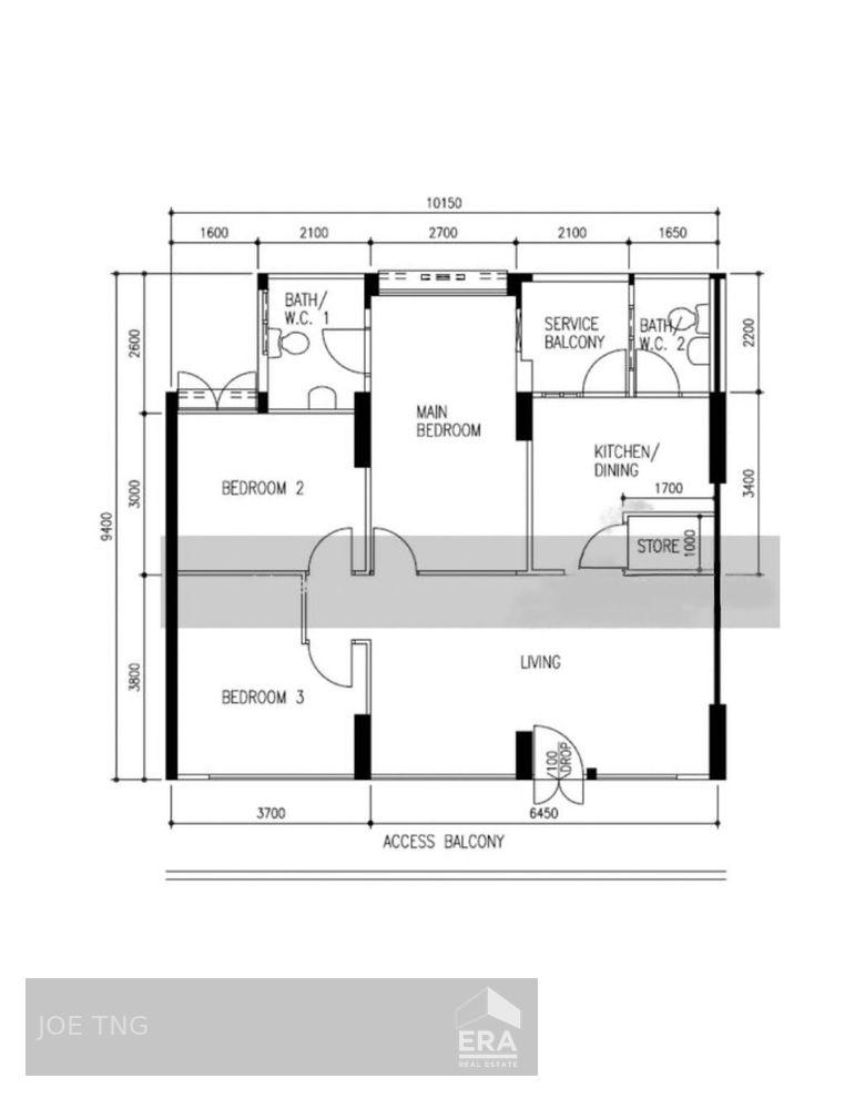 HDB - 3 room for Sale: Senja Road, Bukit Panjang, D23, 670602
