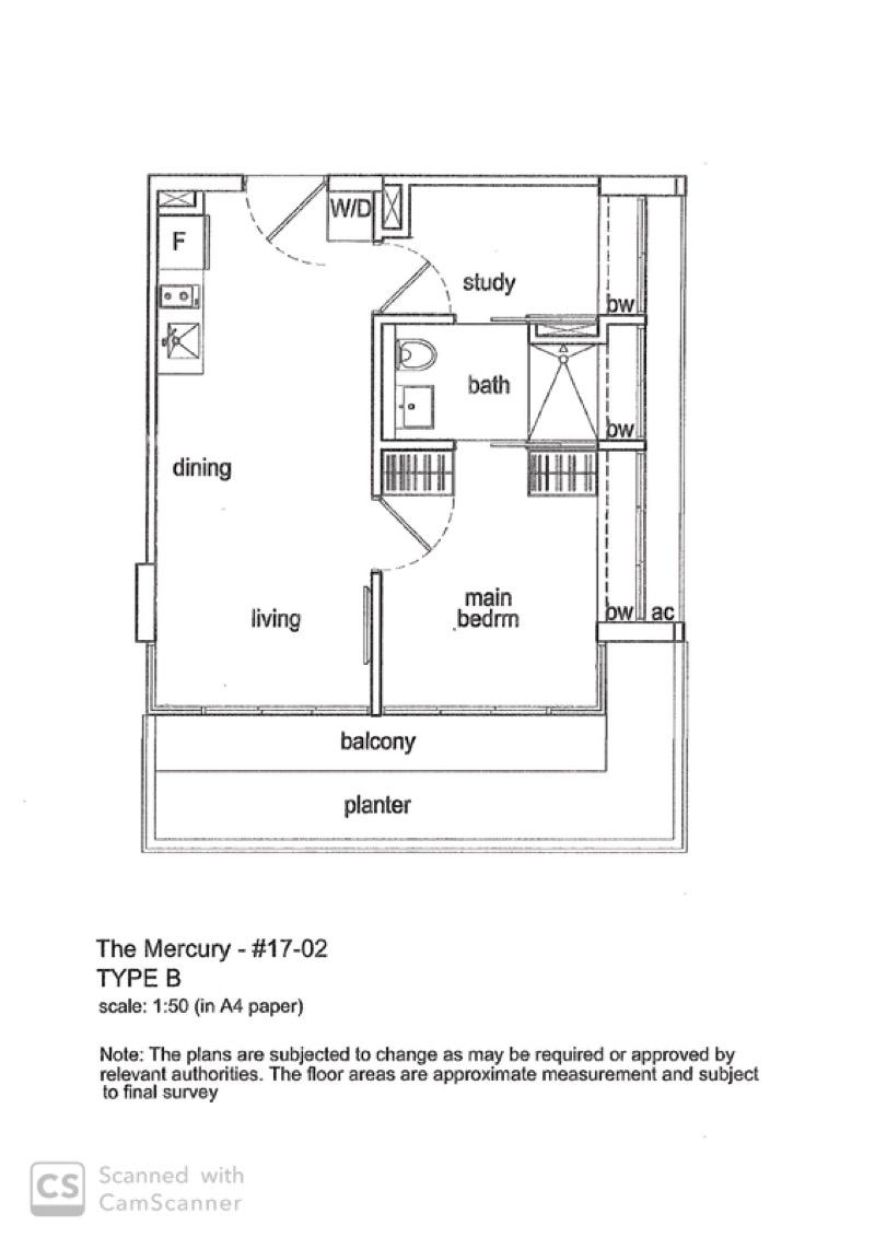 The Mercury Apartment For Sale, $1,510,000, 2 Bed 1 Bath 635 sqft $2,378.00 psf