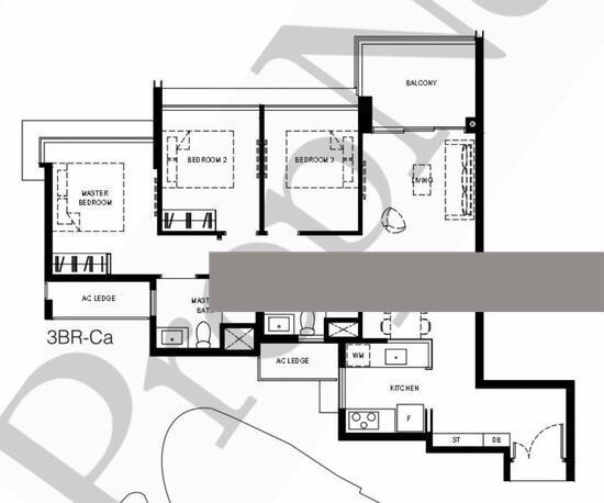 Normanton Park Condominium For Sale, $2,100,000, 3 Bed 2 Bath 969 sqft $2,167.00 psf