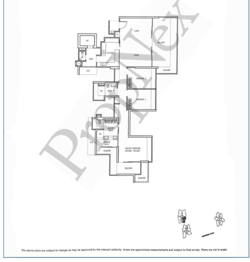 The Trizon  Condominium For Sale, $4,600,000, 3 Bed 3 Bath 2,110 sqft $2,180.00 psf