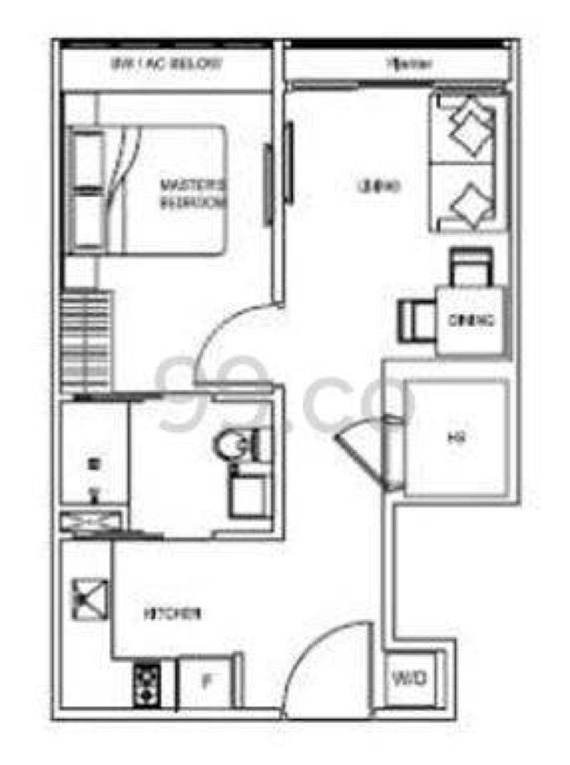 Everitt Edge Condominium For Sale, $780,000, 1 Bed 1 Bath 430 sqft $1,814.00 psf