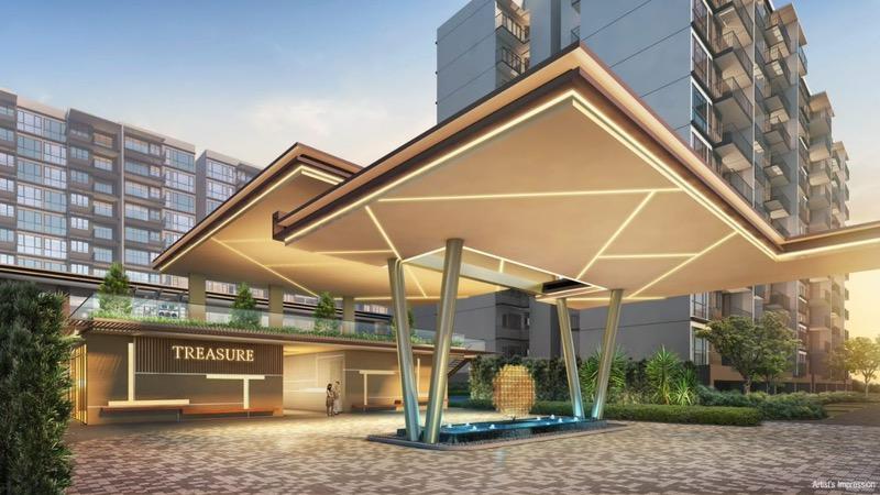 Treasure at Tampines Condominium For Sale, $830,000, 1 Bed 1 Bath 484 sqft $1,715.00 psf