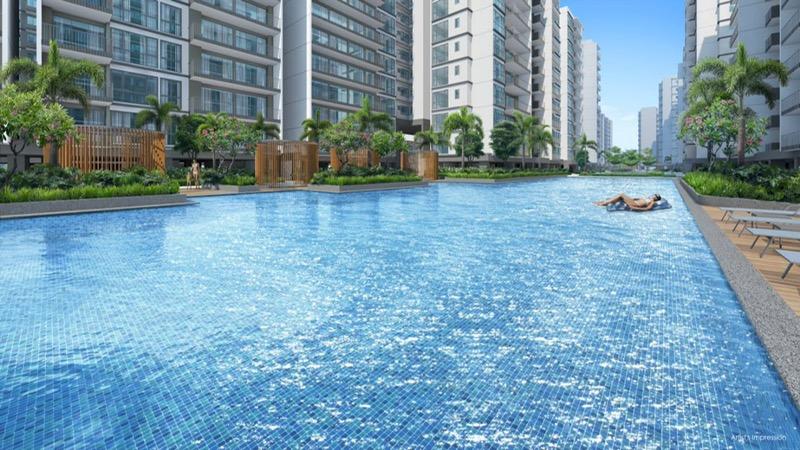 Treasure at Tampines Condominium For Sale, $830,000, 1 Bed 1 Bath 484 sqft $1,715.00 psf