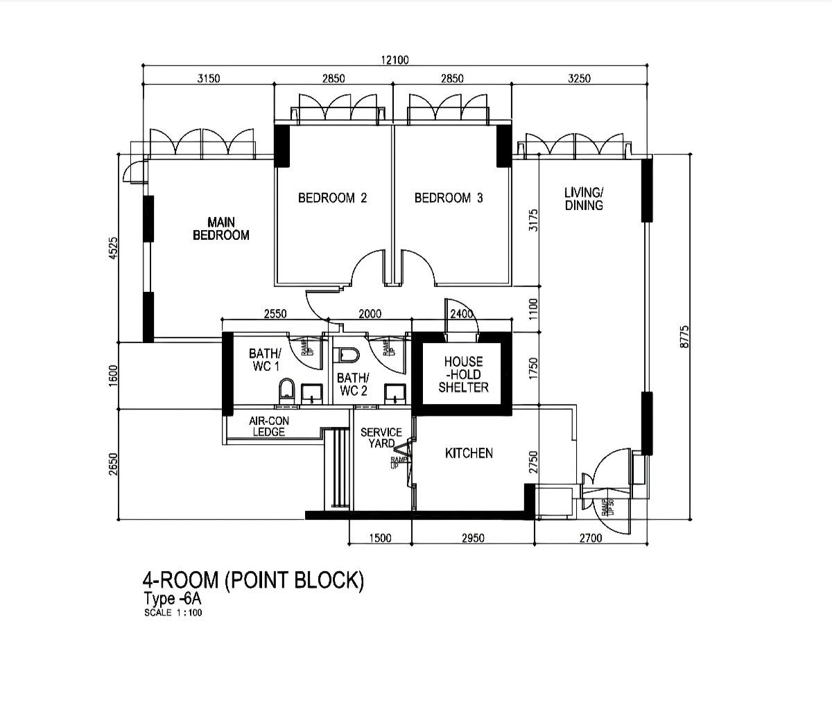 416A Fernvale Link HDB Apartment For Sale, $678,000, 3 Bed 2 Bath 1,001 sqft $677.00 psf