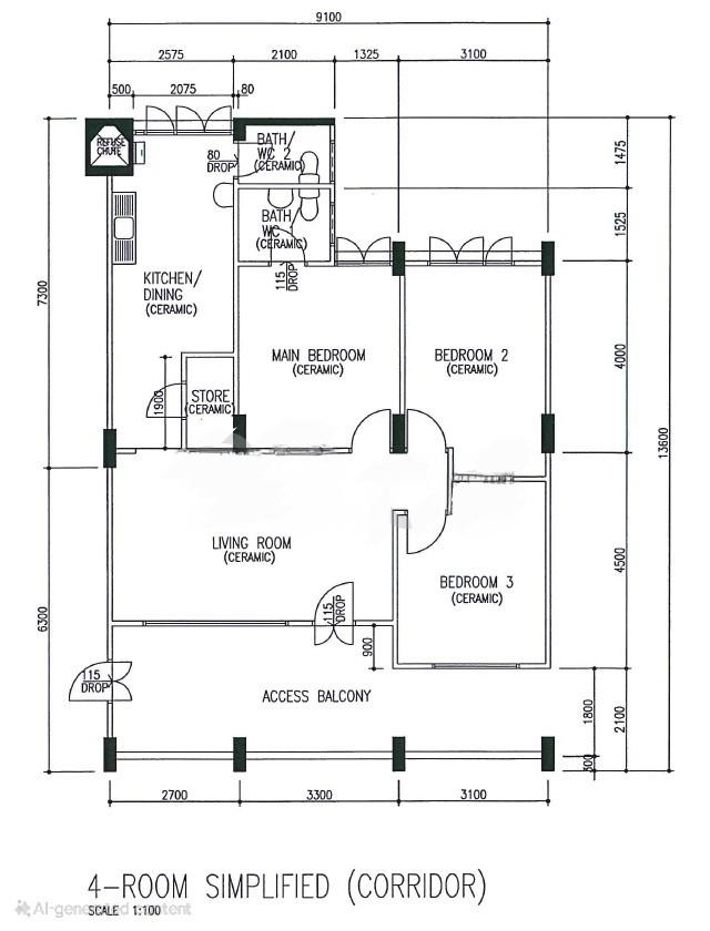 HDB Apartment for Sale: Yishun, D27, 760439