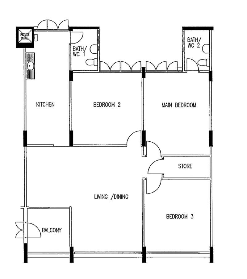 HDB Apartment for Sale: Yishun, D27, 760289