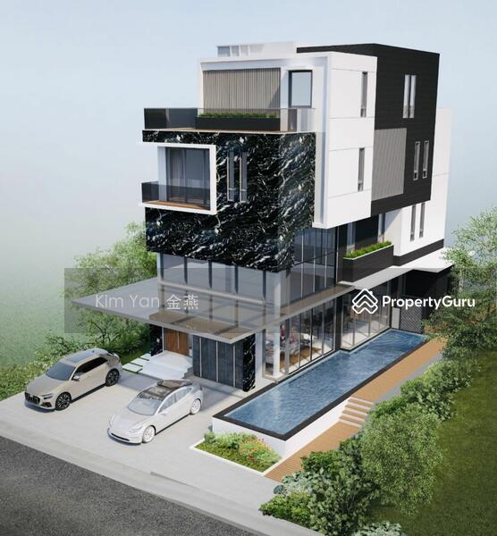Prop-GPT: Bungalow: D15  Brand New & Freehold Bungalow, 5 levels with Lift, Basement entertainment hall with pool view