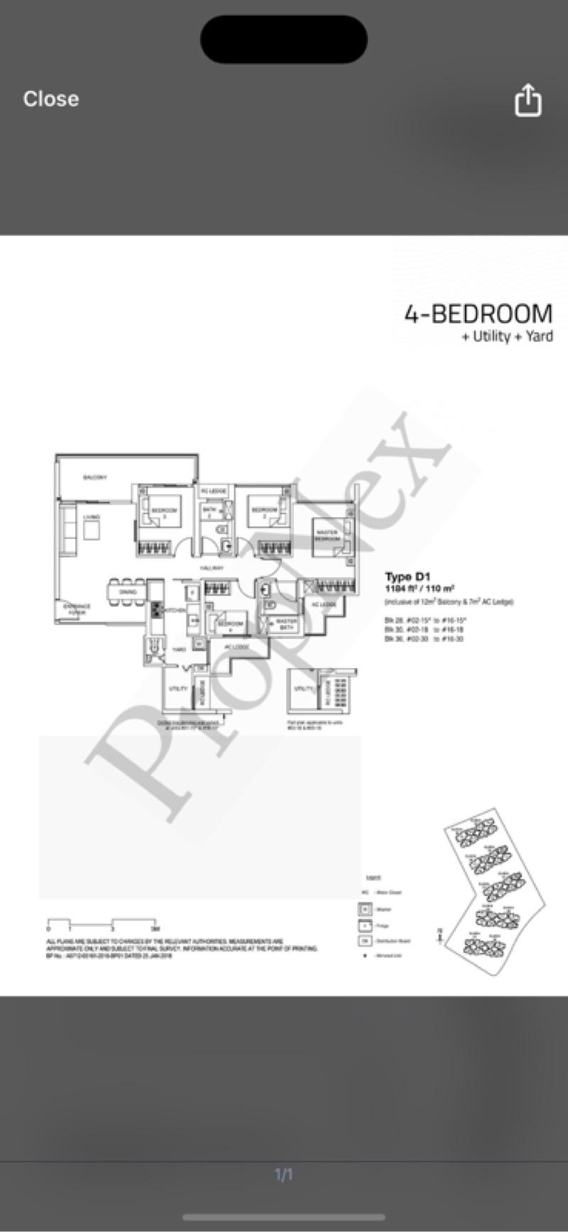 Rivercove Residences EC Condominium For Sale, $2,080,000, 4 Bed 3 Bath 1,184 sqft $1,757.00 psf