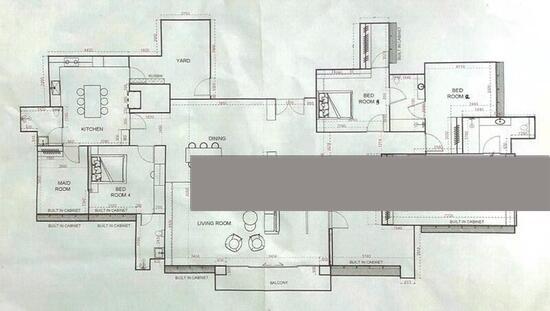 TAN TONG MENG TOWER Apartment For Sale, $3,800,000, 5 Bed 4 Bath 3,240 sqft $1,173.00 psf