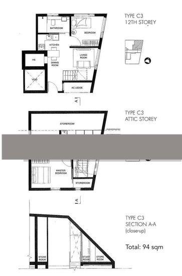 M5 @ Jalan Mutiara Apartment For Sale, $2,024,000, 2 Bed 2 Bath 1,012 sqft $2,000.00 psf