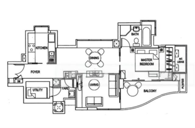 Cote D'Azur Condominium For Sale, $1,700,000, 1 Bed 1 Bath 839 sqft $2,026.00 psf