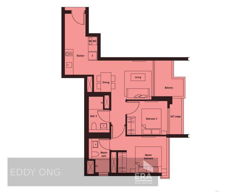 New 2 Bedroom 2 Bathroom Listing  