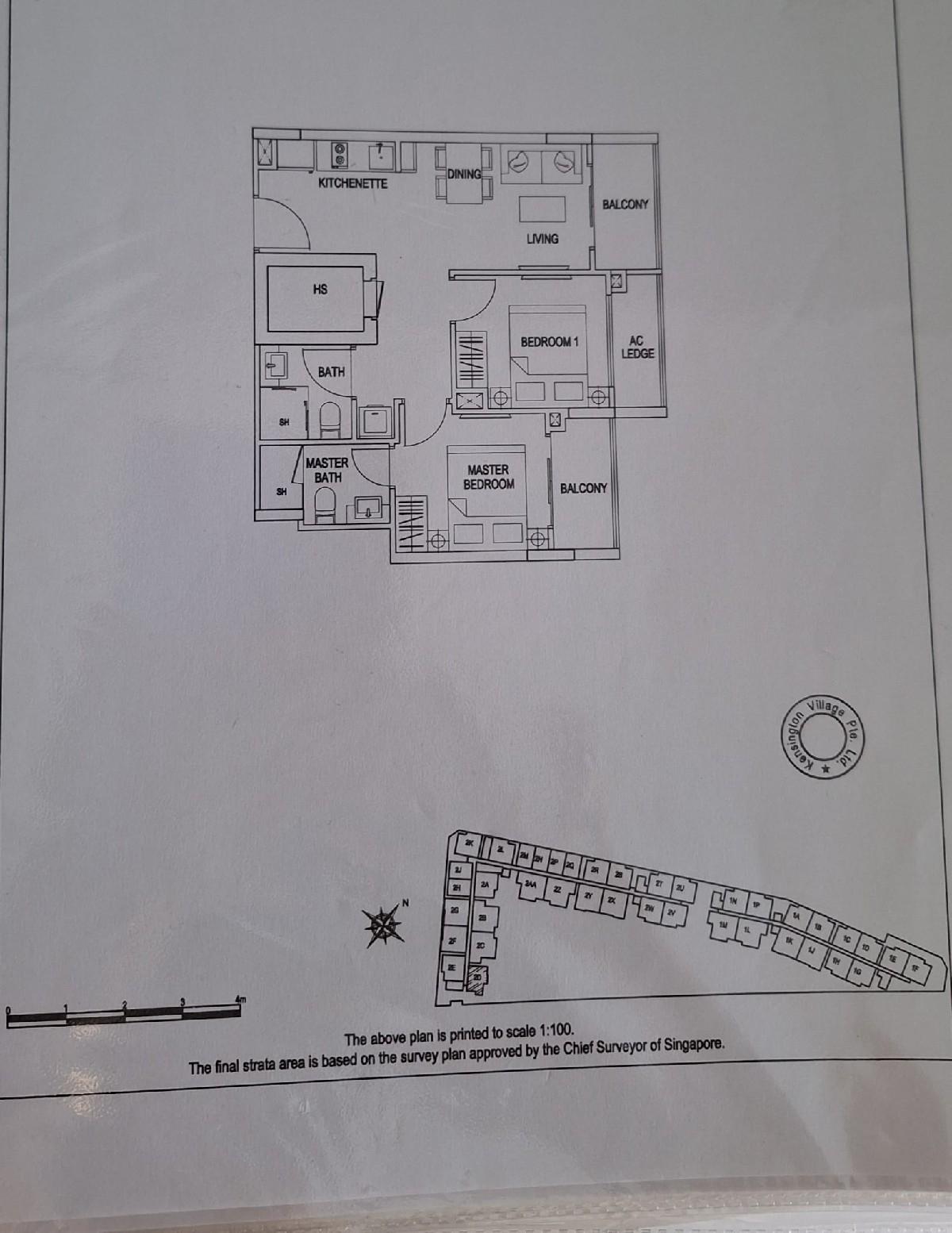 Kensington Square Condominium For Sale, $1,200,000, 2 Bed 2 Bath 614 sqft $1,954.00 psf