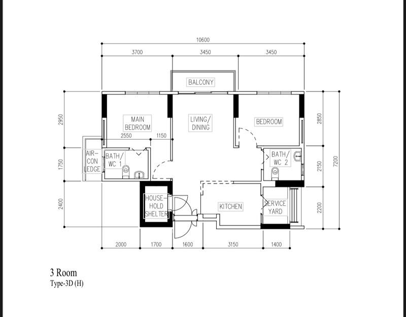 115C Alkaff Crescent HDB Apartment For Sale, $960,888, 2 Bed 2 Bath 764 sqft $1,258.00 psf