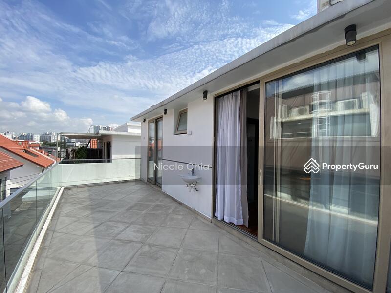 Modern rebuilt Serangoon Garden corner terrace with lift and pool move in condition