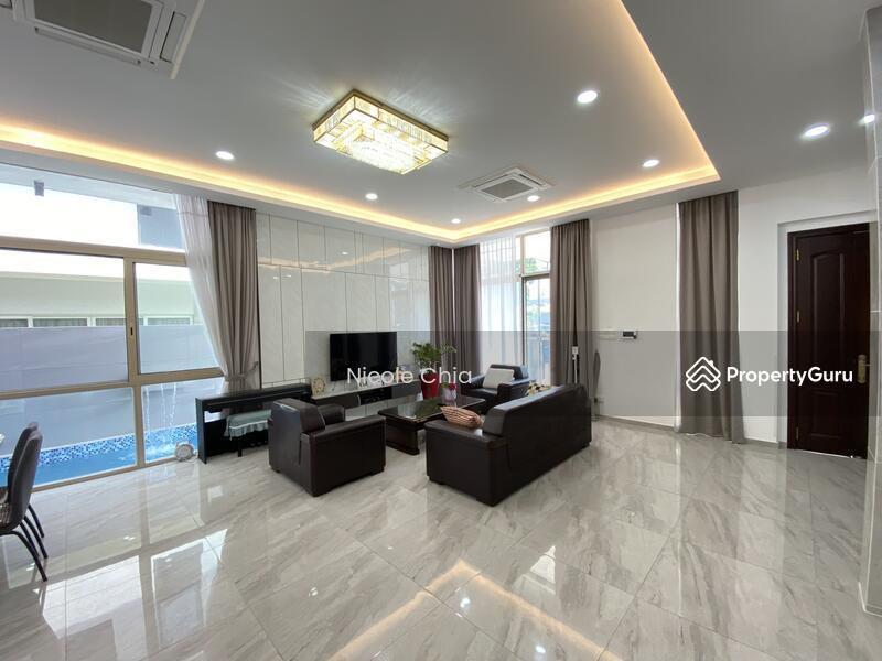 Modern rebuilt Serangoon Garden corner terrace with lift and pool move in condition