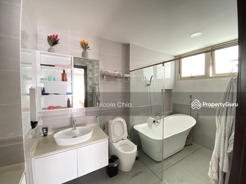 Modern rebuilt Serangoon Garden corner terrace with lift and pool move in condition