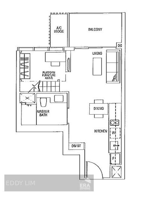 **exquisite One-bedroom Haven at Sims Urban Oasis**