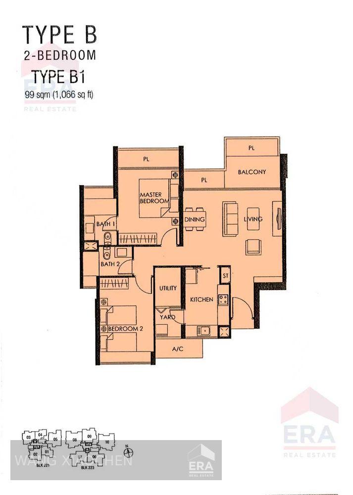 2 Bedroom High Floor Unblock View Bright&windy Spacious&squarish