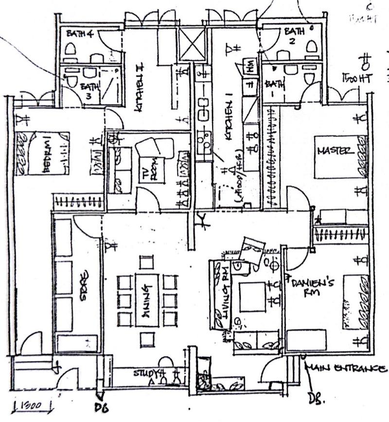 138 Tampines Street 11 HDB Apartment For Sale, $1,300,000, 6 Bed 4 Bath 1,657 sqft $785.00 psf