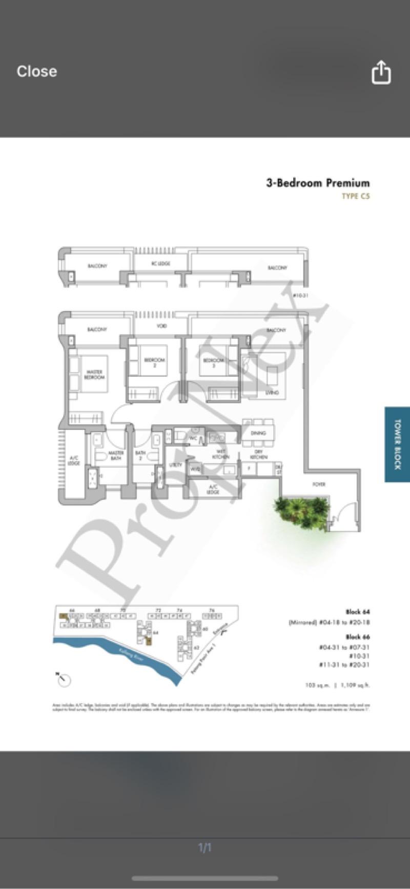 The Tre Ver Condominium For Sale, $2,400,000, 3 Bed 2 Bath 1,109 sqft $2,164.00 psf