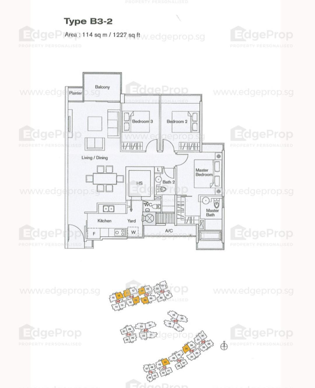 Casa Merah Condominium For Sale, $1,950,000, 3 Bed 2 Bath 1,227 sqft $1,589.00 psf