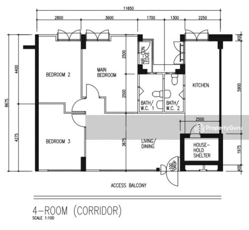 290A Compassvale Crescent HDB Apartment For Sale, $580,000, 3 Bed 2 Bath 968 sqft $599.00 psf
