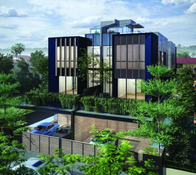 SEMI-DETACHED 3.5 Storey with Pool & Lift | Palm Ave | 9mins Siglap MRT ?Eminence Landed? Semi-Detached House For Sale, $8,980,000, 5 Bed 7 Bath 6,154 sqft $3,649.00 psf