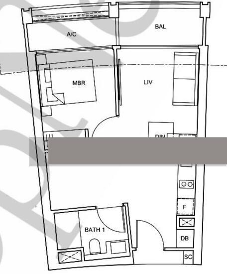 One Pearl Bank Condominium For Sale, $1,690,000, 2 Bed 1 Bath 560 sqft $3,018.00 psf