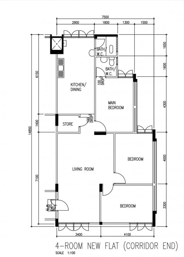 HDB Apartment for Sale: Yishun, D27, 760701