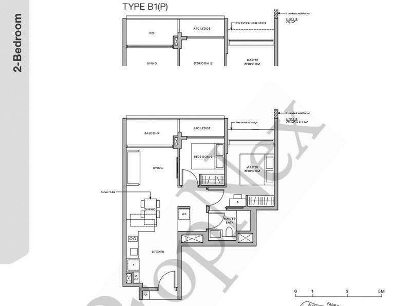 Pasir Ris 8 Condominium For Sale, $1,399,999, 2 Bed 1 Bath 710 sqft $1,972.00 psf