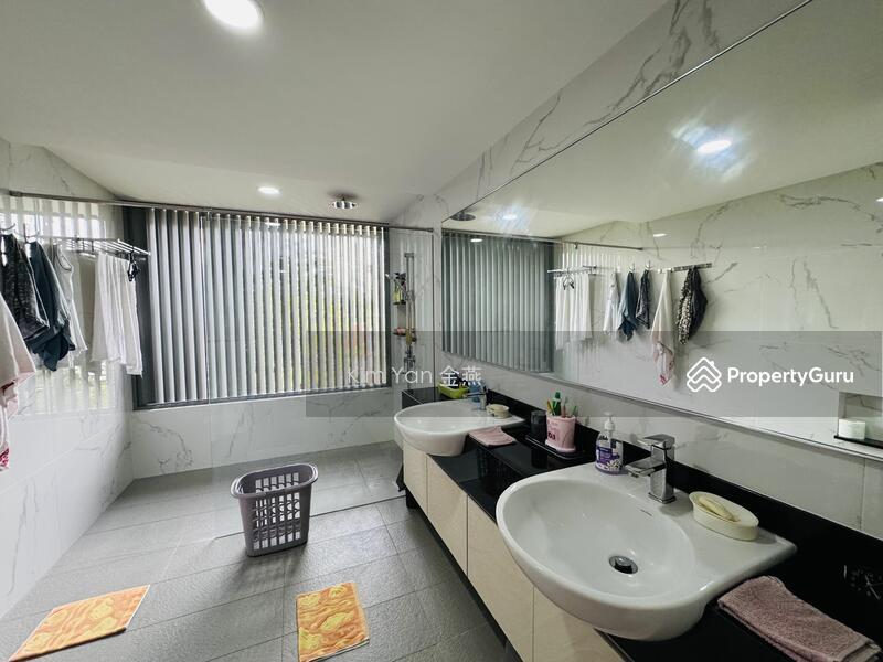 Very New Freehold Terrace with Huge ceiling, airwell bring in sky light, spacious layout, park 4cars