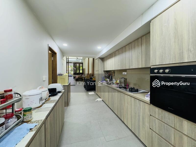 Very New Freehold Terrace with Huge ceiling, airwell bring in sky light, spacious layout, park 4cars