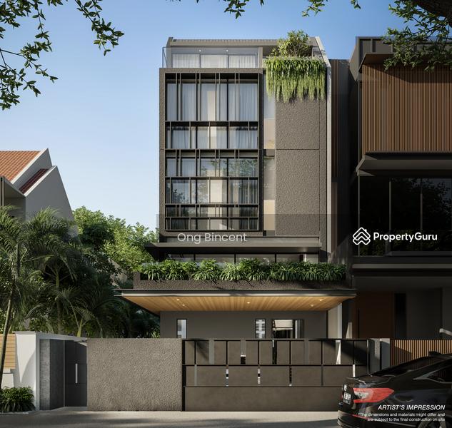 Prop-GPT: Corner Terrace: D19  Brand New Corner Terrace, 7 Ensuite Bedrooms with Private Lift & Pool