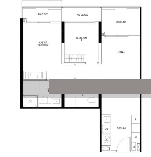 Daintree Residence Condominium For Sale, $1,600,000, 2 Bed 2 Bath 743 sqft $2,153.00 psf