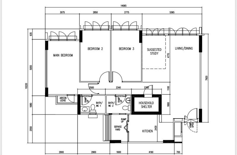 432C Yishun Avenue 1 HDB Apartment For Sale, $739,999, 3 Bed 2 Bath 1,205 sqft $614.00 psf