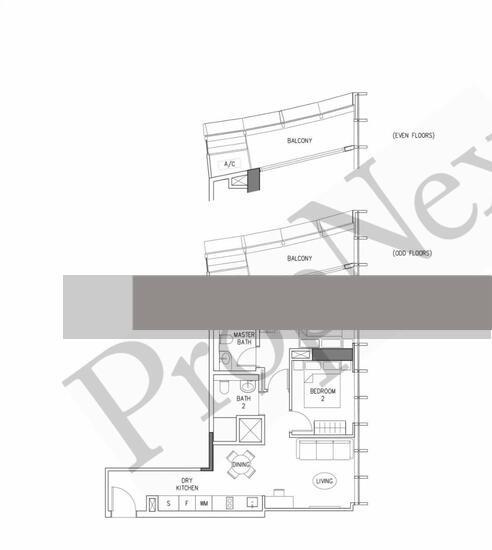 Condominium for Sale: Rocher, D07, 189350