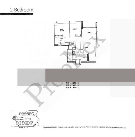 Parc Vera Condominium For Sale, $1,150,000, 2 Bed 2 Bath 710 sqft $1,620.00 psf