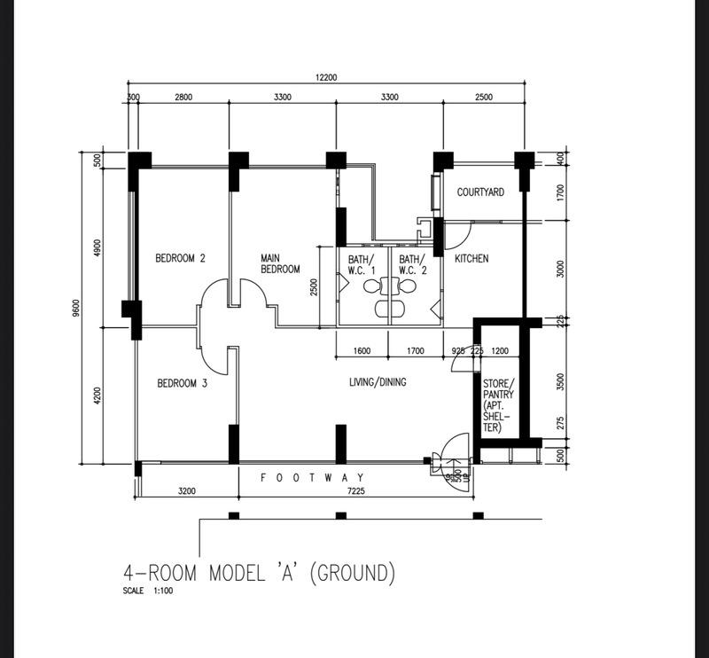 943 Hougang Street 92 HDB Apartment For Sale, $595,000, 3 Bed 2 Bath 1,087 sqft $547.00 psf