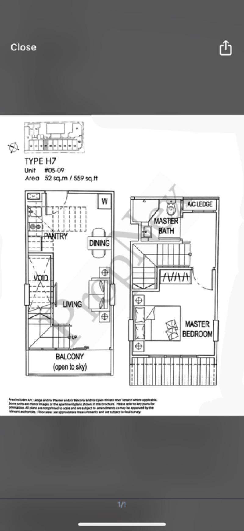 Rangoon 88 Condominium For Sale, $999,888, 1 Bed 1 Bath 560 sqft $1,786.00 psf