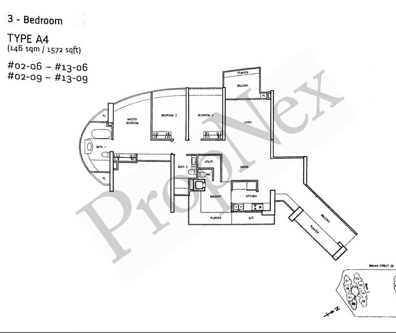Clover By The Park Condominium For Sale, $3,000,000, 3 Bed 2 Bath 1,572 sqft $1,908.00 psf