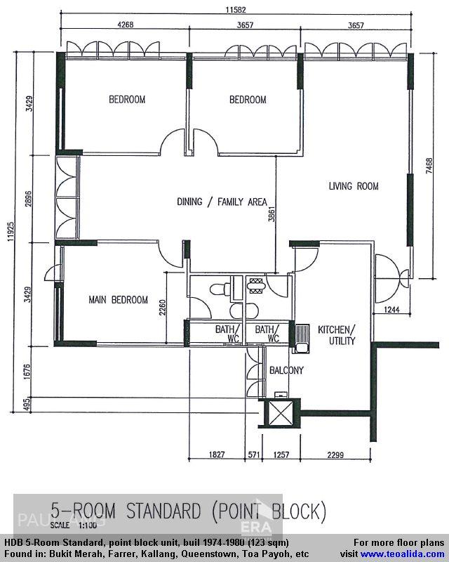 High Floor Bright & Breezy 5 Room! Mins Walk to Aljunied Mrt!
