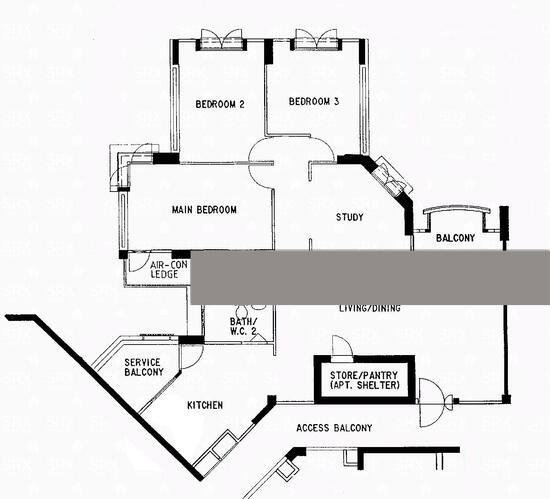 669C Jurong West Street 64 HDB Apartment For Sale, $809,000, 3 Bed 2 Bath 1,399 sqft $578.00 psf
