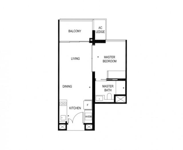 Verdale Condominium For Sale, $950,000, 1 Bed 1 Bath 463 sqft $2,052.00 psf