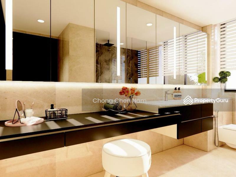 BRAND NEW CORNER TERRACE IN KEMBANGAN. 5 LEVELS. 6+1. ELEVATOR. NEAR PARK & MRT. QUIET & BREEZY