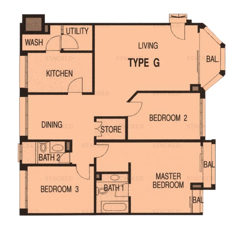 Crescendo Park Condominium For Sale, $2,450,000, 3 Bed 2 Bath 1,432 sqft $1,711.00 psf