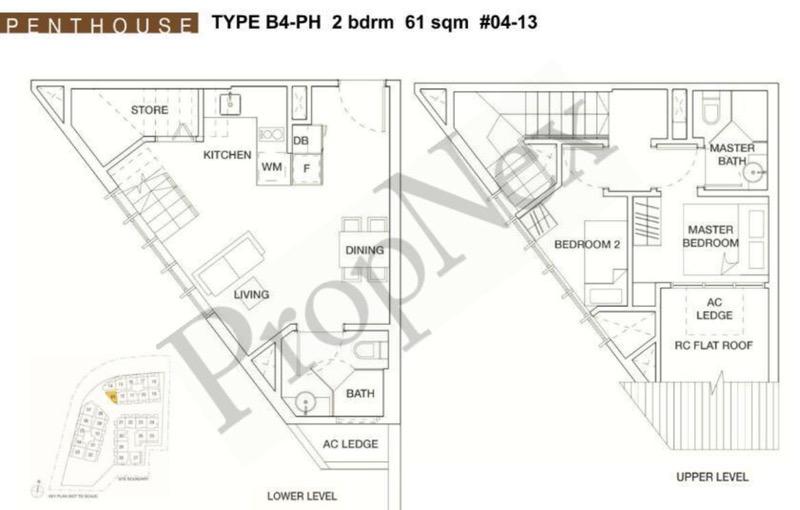 Flora View Apartment For Sale, $999,999, 2 Bed 2 Bath 657 sqft $1,522.00 psf