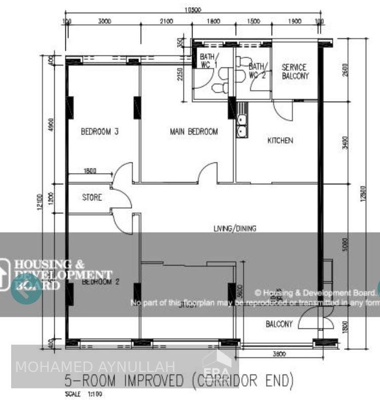 HDB - 3 room for Sale: Tampines Street 82, Tampines, D18, 528842